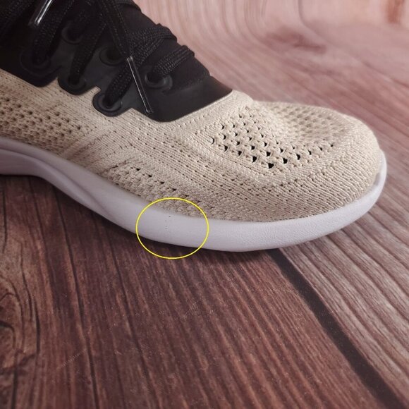 APL Womens Size 6 Techloom Tracer Athletic Propulsion Labs Black Tan Shoes - Picture 12 of 16